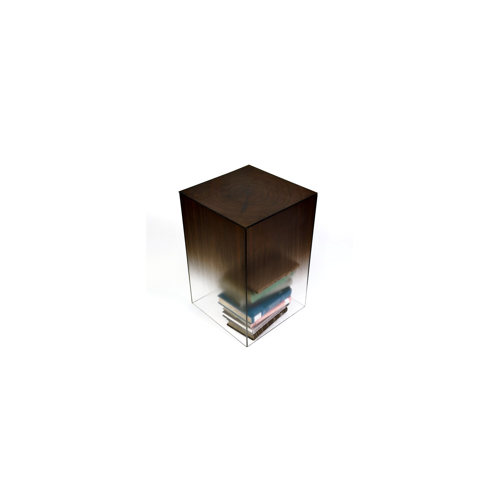 Clear Gradient Side Table